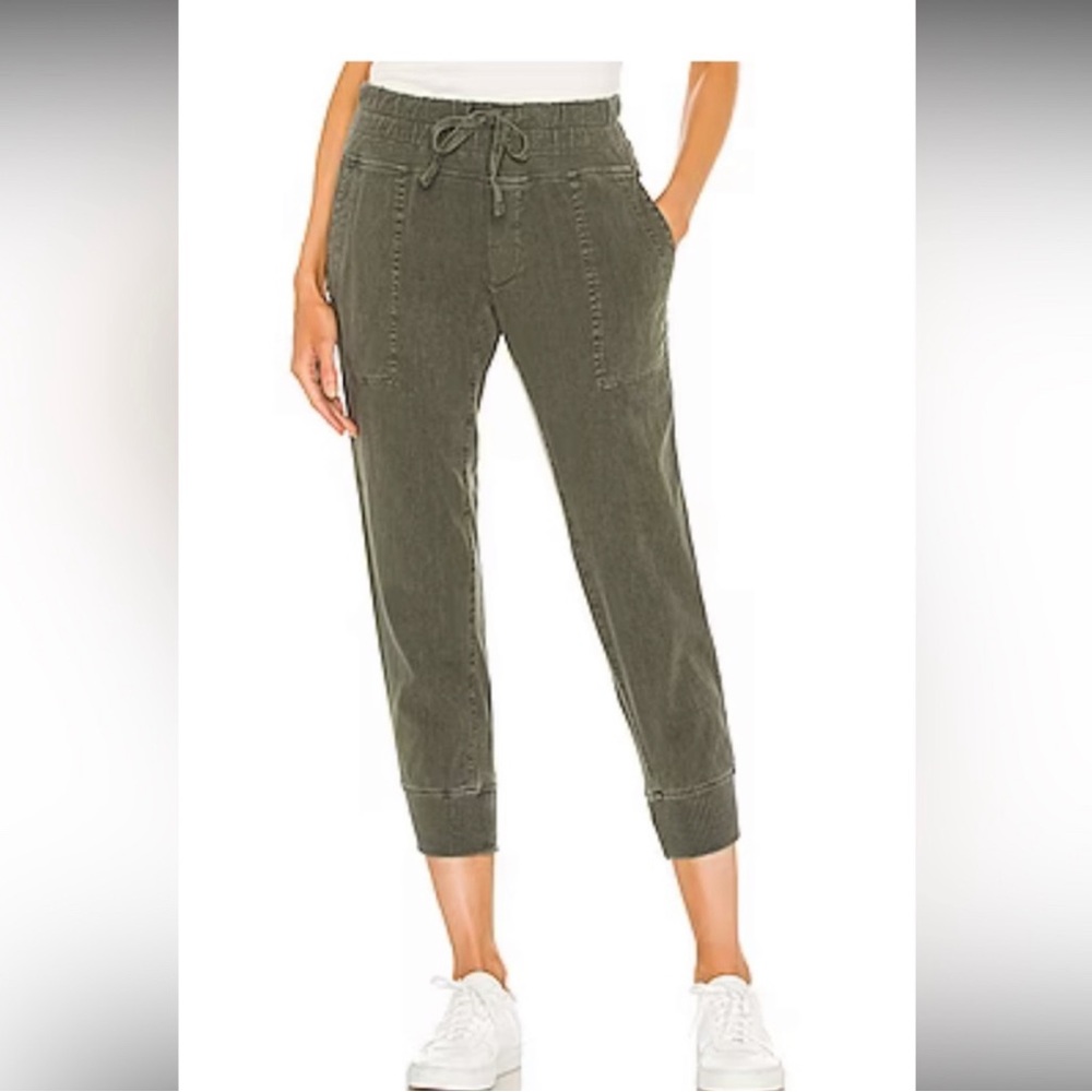 James Perse Mixed Media Pant Size 1 green (never worn, new without tags)